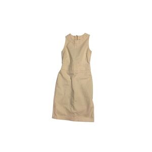 Banana Republic Cream Sleeveless Dress